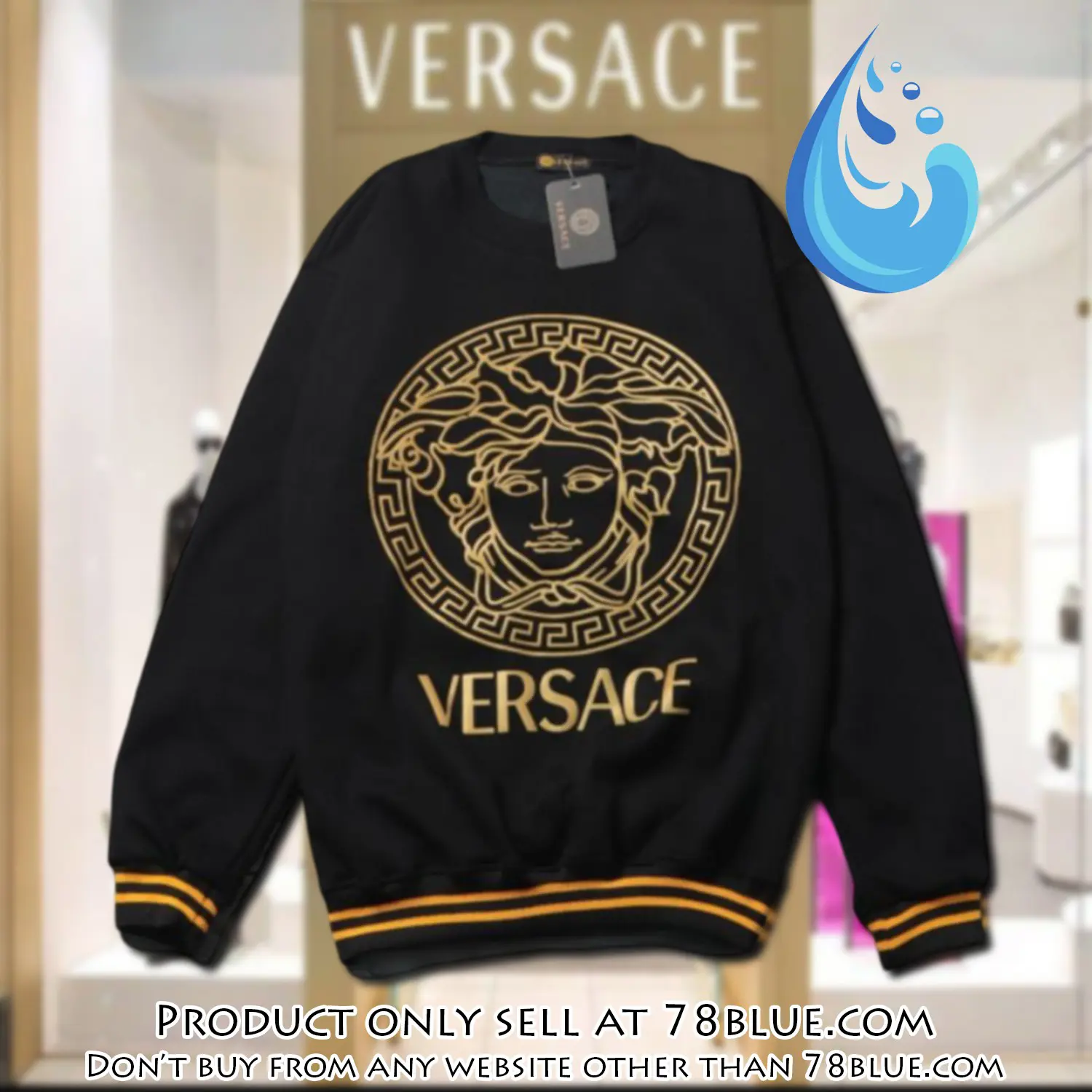 Versace luxury ugly sweater for winter lzu1419 78b1638175